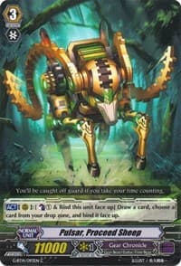 Pulsar, Proceed Sheep - G-BT14: Divine Dragon Apocrypha - Cardfight Vanguard card