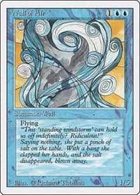 Wall of Air - Revised Edition - Magic: The Gathering card