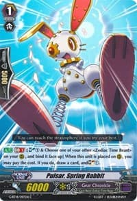 Pulsar, Spring Rabbit - G-BT14: Divine Dragon Apocrypha - Cardfight Vanguard card