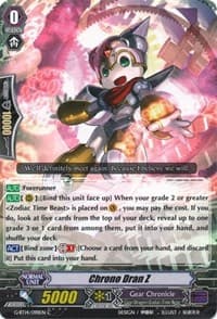 Chrono Dran Z - G-BT14: Divine Dragon Apocrypha - Cardfight Vanguard card