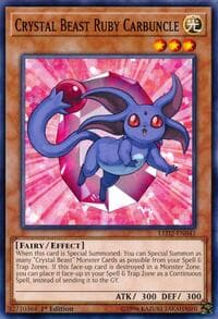 Crystal Beast Ruby Carbuncle - Legendary Duelists: Ancient Millennium - YuGiOh card