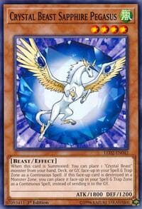 Crystal Beast Sapphire Pegasus - Legendary Duelists: Ancient Millennium - YuGiOh card