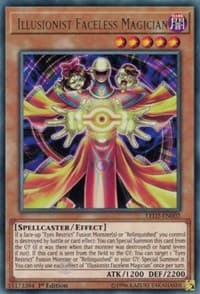 Illusionist Faceless Magician - Legendary Duelists: Ancient Millennium - YuGiOh card
