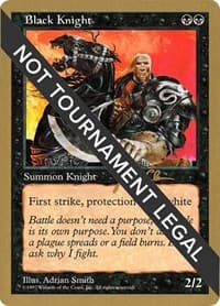 Black Knight - 1997 Jakub Slemr (5ED) - World Championship Decks - Magic: The Gathering card