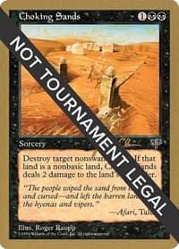 Choking Sands - 1997 Jakub Slemr (MIR) - World Championship Decks - Magic: The Gathering card