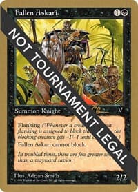 Fallen Askari - 1997 Jakub Slemr (VIS) - World Championship Decks - Magic: The Gathering card