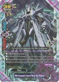 Mini Geargods Control Mech, Big Wisdom - Driven to Disorder - Future Card BuddyFight card