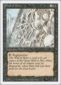 Wall of Bone - Revised Edition - Magic: The Gathering card