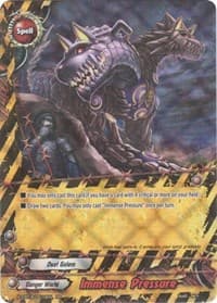 Immense Pressure - Driven to Disorder - Future Card BuddyFight card