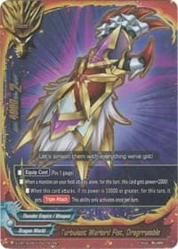 Turbulent Warlord Fist, Dragrrumble - Driven to Disorder - Future Card BuddyFight card