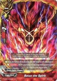 Batzz the Spirit - Driven to Disorder - Future Card BuddyFight card