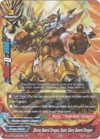 Divine Sword Dragon, Saint Glory Sword Dragon - Driven to Disorder - Future Card BuddyFight card