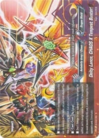 Deity Lance, CHAOS X Tempest Buster! - Driven to Disorder - Future Card BuddyFight card