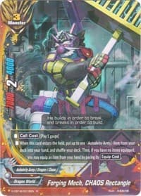 Forging Mech, CHAOS Rectangle - Driven to Disorder - Future Card BuddyFight card