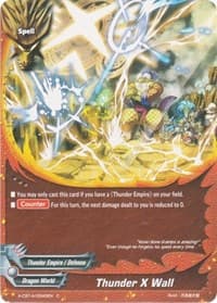 Thunder X Wall - Driven to Disorder - Future Card BuddyFight card