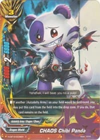 CHAOS Chibi Panda - Driven to Disorder - Future Card BuddyFight card