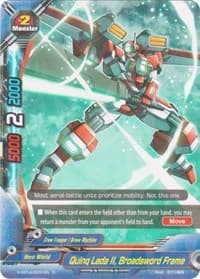 Quinq Lada II, Broadsword Frame - Driven to Disorder - Future Card BuddyFight card