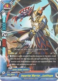 Impartial Warrior, Justihope - Driven to Disorder - Future Card BuddyFight card
