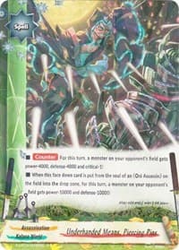 Underhanded Means, Piercing Pins - Driven to Disorder - Future Card BuddyFight card