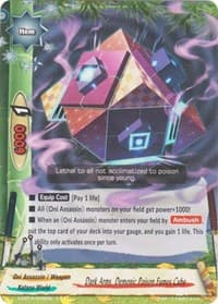 Dark Arms, Demonic Poison Fumes Cube - Driven to Disorder - Future Card BuddyFight card