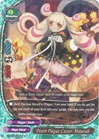 Death Plague Caster, Malariah - Driven to Disorder - Future Card BuddyFight card