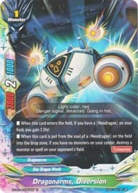 Dragonarms, Diversion - Driven to Disorder - Future Card BuddyFight card