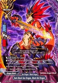Dark Black Sun Dragon, Black Bal Dragon - Promo Cards - Future Card BuddyFight card