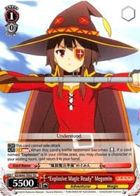 "Explosive Magic Ready" Megumin - KonoSuba - Weiss Schwarz card