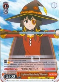 "Explosive Magic Ready" Megumin (RRR) - KonoSuba - Weiss Schwarz card