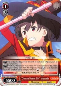 "Crimson Demon Girl" Megumin - KonoSuba - Weiss Schwarz card