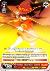 "Ultimate Attack Magic" Megumin - KonoSuba - Weiss Schwarz card