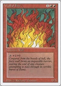 Wall of Fire - Revised Edition - Magic: The Gathering card