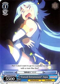 "Forced Entrainment" Aqua - KonoSuba - Weiss Schwarz card