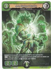 Axel, Hardened Resolve - Gears of Apocalypse - Dragoborne card
