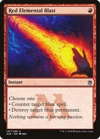 Red Elemental Blast - Masters 25 - Magic: The Gathering card