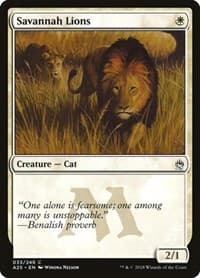 Savannah Lions - Masters 25 - Magic: The Gathering card