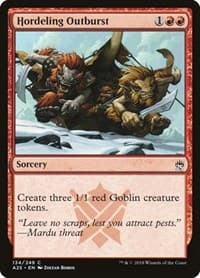 Hordeling Outburst - Masters 25 - Magic: The Gathering card
