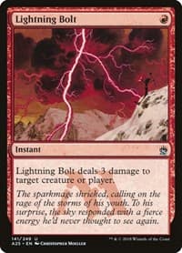 Lightning Bolt - Masters 25 - Magic: The Gathering card