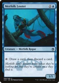 Merfolk Looter - Masters 25 - Magic: The Gathering card
