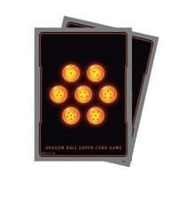 Dragon Balls Standard Deck Protectors for Dragon Ball Super CCG (65-Pack) - Ultra Pro Card Sleeves - Card Sleeves card