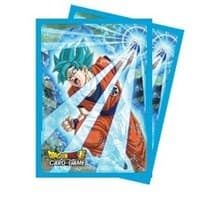 Super Saiyan Blue Son Goku Standard Deck Protectors for Dragon Ball Super CCG (65-Pack) - Ultra Pro Card Sleeves - Card Sleeves card