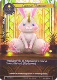 Aimul's Unicorn // Aimul's Twisted Beast (Full Art) - The Time Spinning Witch - Force of Will card