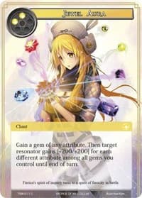 Jewel Aura - The Time Spinning Witch - Force of Will card