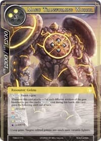 Magic Transforming Warrior - The Time Spinning Witch - Force of Will card