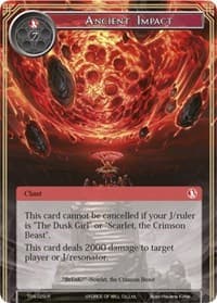Ancient Impact - The Time Spinning Witch - Force of Will card