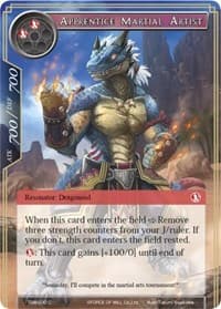 Apprentice Martial Artist - The Time Spinning Witch - Force of Will card
