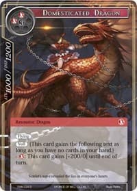 Domesticated Dragon - The Time Spinning Witch - Force of Will card