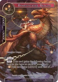Domesticated Dragon (Full Art) - The Time Spinning Witch - Force of Will card