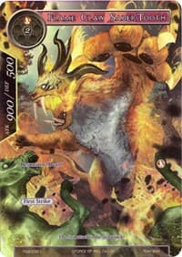 Flame Claw Saber-Tooth (Full Art) - The Time Spinning Witch - Force of Will card