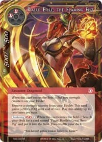 Pialle Eille, the Flaming Fist - The Time Spinning Witch - Force of Will card